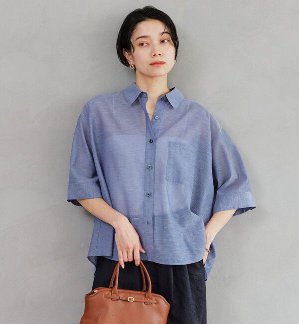 UNITED ARROWS green label relaxing「アキハ バック タック シャツ」|シャツ・ブラウス|