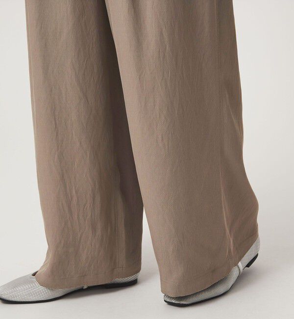 UNITED ARROWS green label relaxing「【WEB限定】＜at ease＞ドロスト ワイド パンツ」|その他|