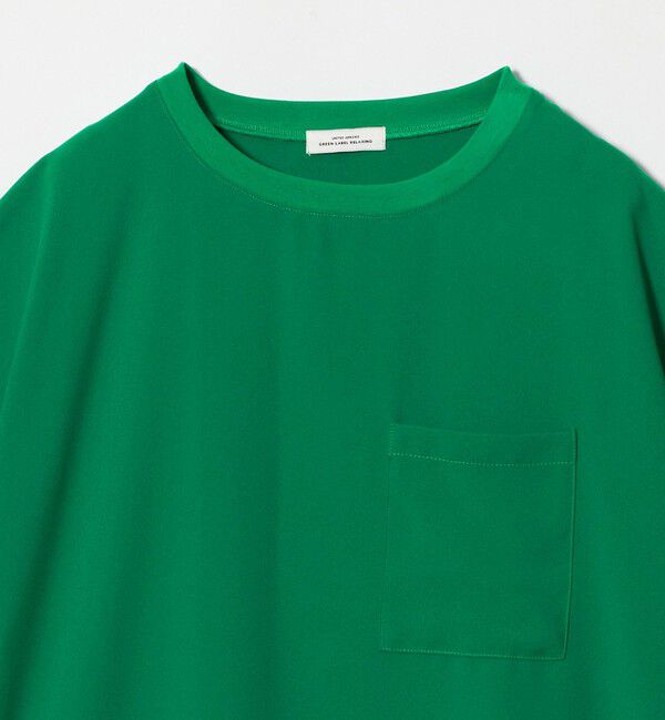 UNITED ARROWS green label relaxing「【WEB限定】＜at ease＞ジョーゼット カットソー 吸水速乾」|Tシャツ・カットソー|