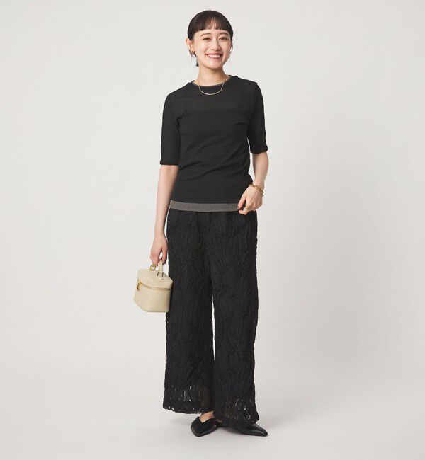 UNITED ARROWS green label relaxing「シアー メランジ Tシャツ」|Tシャツ・カットソー|
