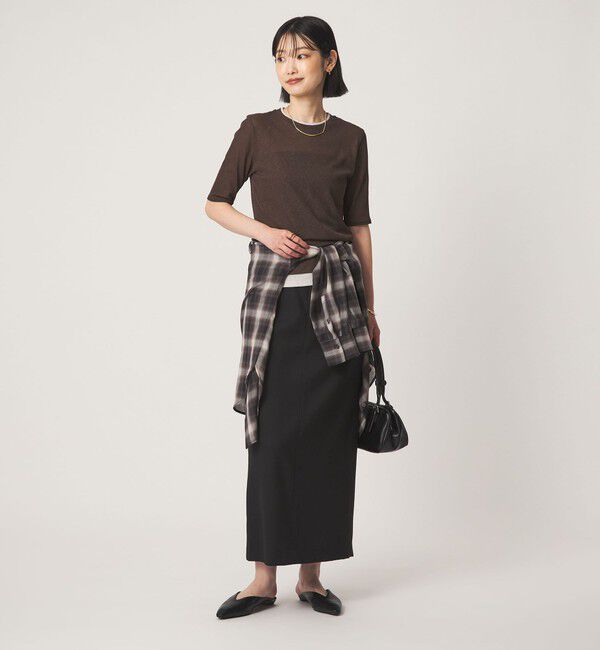 UNITED ARROWS green label relaxing「シアー メランジ Tシャツ」|Tシャツ・カットソー|