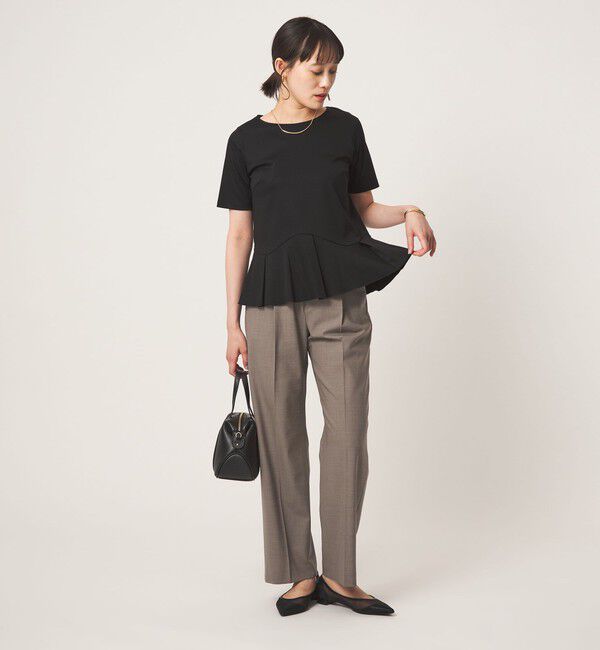 UNITED ARROWS green label relaxing「［size SHORT/TALLあり］カチリラ ストレート パンツ ウォッシャブル ストレッチ」|スラックス|