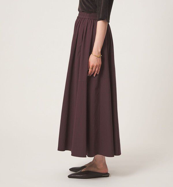 UNITED ARROWS green label relaxing「ボリューム ギャザー スカート」|フレア|