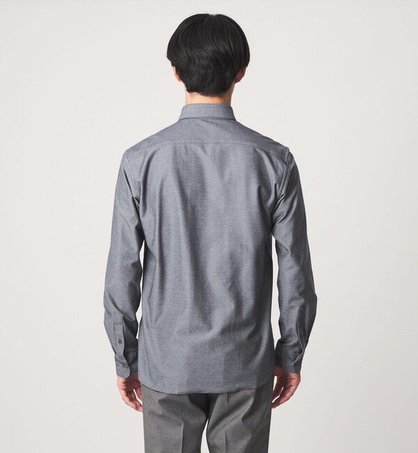 UNITED ARROWS green label relaxing「エブリット TC ツイル ジャージー スナップ ボタンダウン シャツ -ストレッチ・イージーアイロン・吸水速乾」|シャツ・ブラウス|