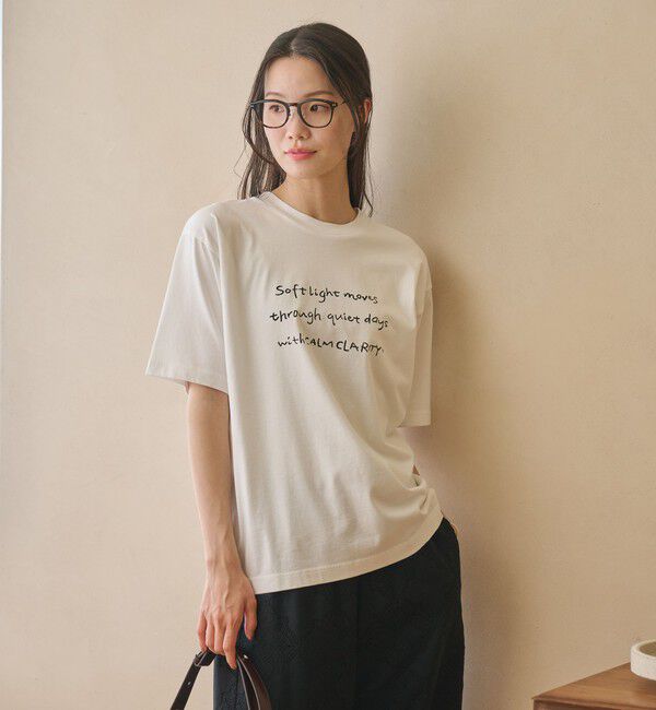 BEAUTY&YOUTH UNITED ARROWS「【WEB限定】ロゴプリント Tシャツ」|Tシャツ・カットソー|