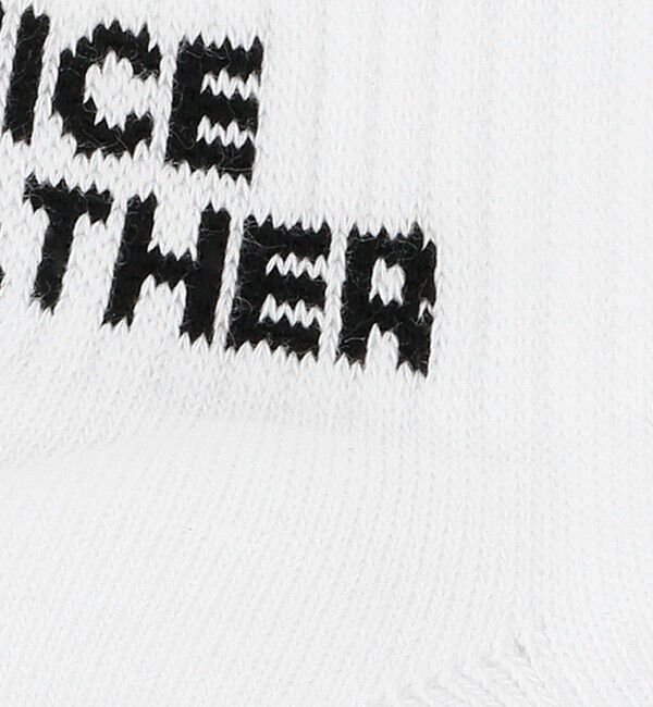 NICE WEATHER「＜NICE WEATHER＞ライン＆ロゴ ソックス」|ソックス|