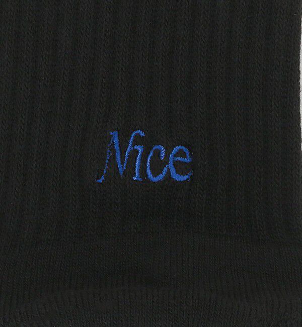 NICE WEATHER「＜NICE WEATHER＞シグネチャーロゴ ショートソックス」|ソックス|