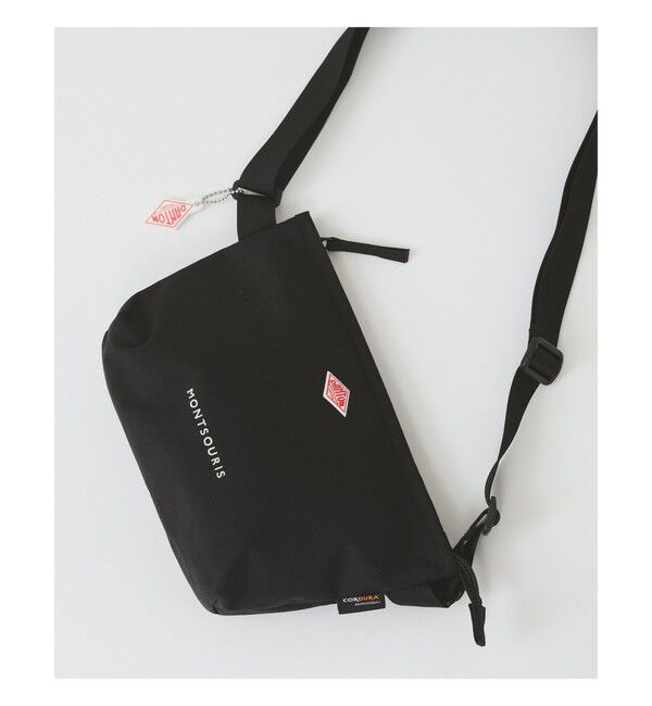 Ray BEAMS 「DANTON / コーデュラ キャンバス ショルダー バッグ〈MONTSOURIS〉」|ショルダー・メッセンジャー|BLACK