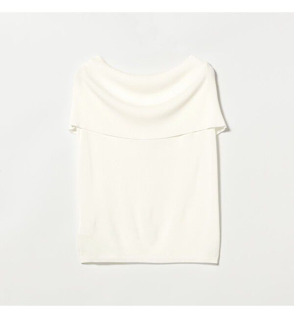 Demi-Luxe BEAMS 「オフショルダー ノースリーブ プルオーバーニット」|ニット・セーター|