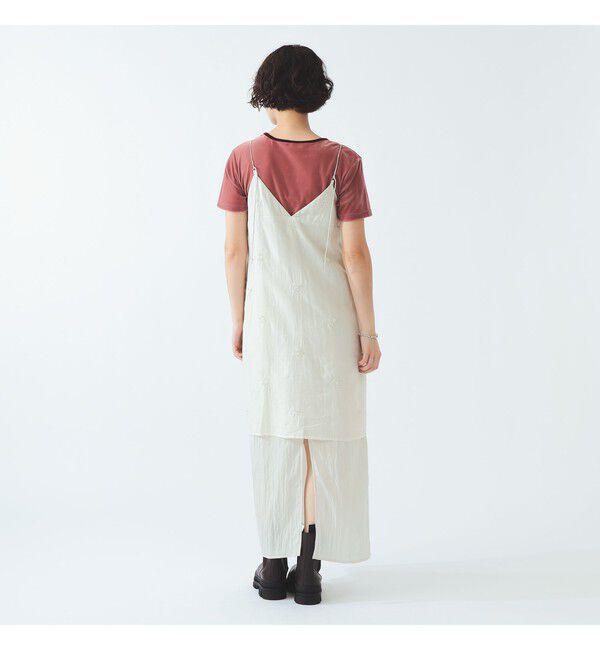Ray BEAMS 「ビーズ 刺繍 キャミ ワンピース」|ワンピース|