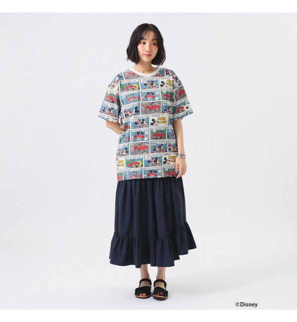 BEAMSBOY「【別注】Champion / ミッキーマウス＆ミニーマウス / Tシャツ」|Tシャツ・カットソー|