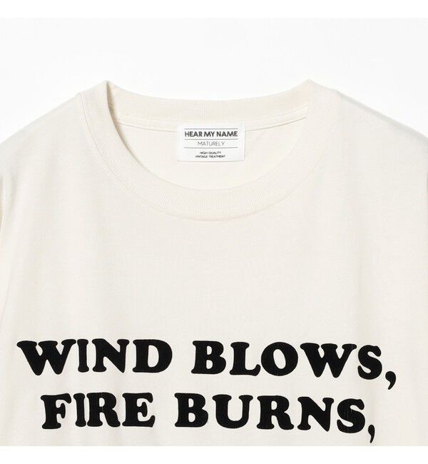 BEAMSBOY「【別注】HEAR MY NAME &times; maturely / メモラブル プリント Tシャツ」|Tシャツ・カットソー|