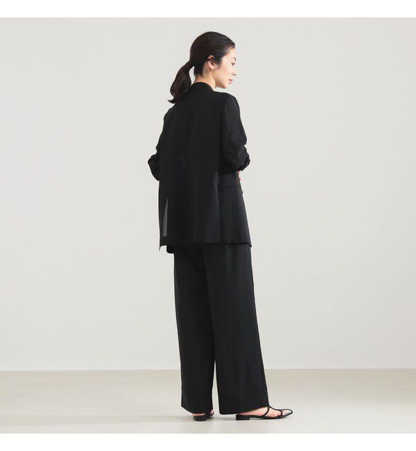 Demi-Luxe BEAMS 「AK+1 / シアー 4ボタン ダブル ジャケット」|ダッフルコート|