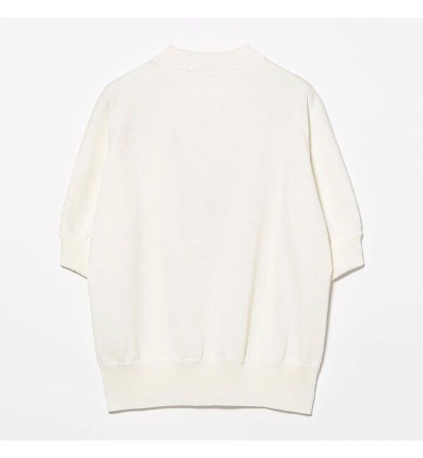 Demi-Luxe BEAMS 「AK+1 / モックネック ハーフスリーブ スウェット」|ニット・セーター|