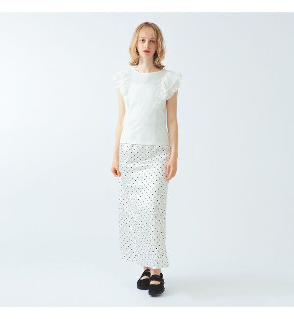 Ray BEAMS 「ラッフル ティアード フォール スリーブ」|Tシャツ・カットソー|