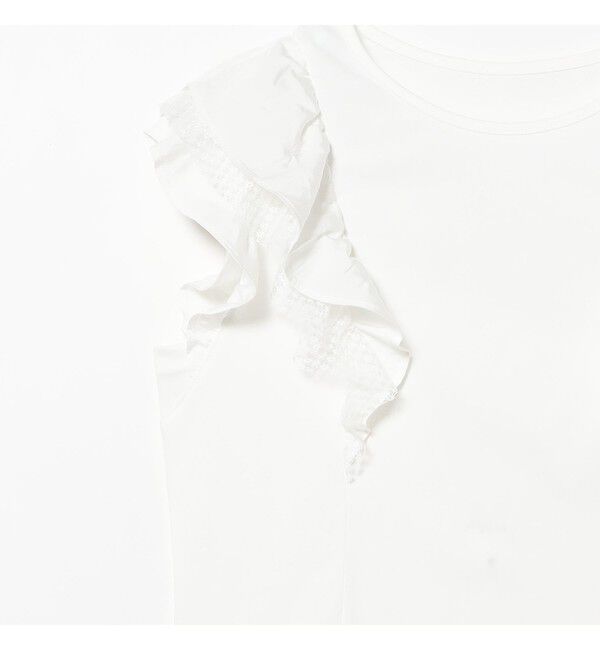 Ray BEAMS 「ラッフル ティアード フォール スリーブ」|Tシャツ・カットソー|