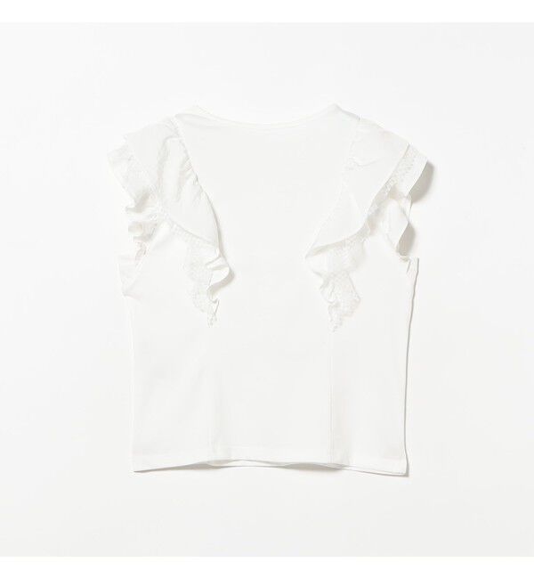 Ray BEAMS 「ラッフル ティアード フォール スリーブ」|Tシャツ・カットソー|