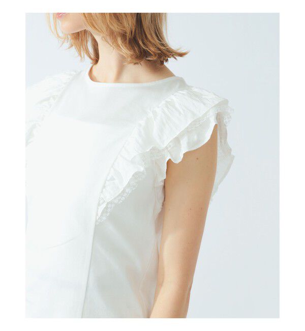 Ray BEAMS 「ラッフル ティアード フォール スリーブ」|Tシャツ・カットソー|