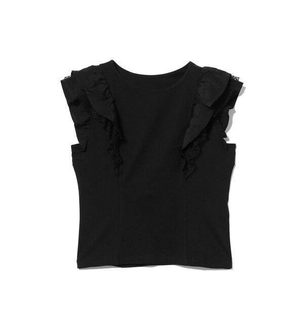 Ray BEAMS 「ラッフル ティアード フォール スリーブ」|Tシャツ・カットソー|