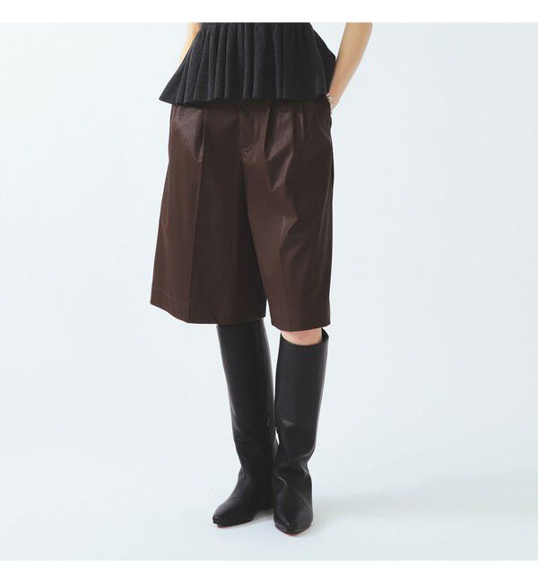 Ray BEAMS 「フェイクレザー バミューダ パンツ」|その他|