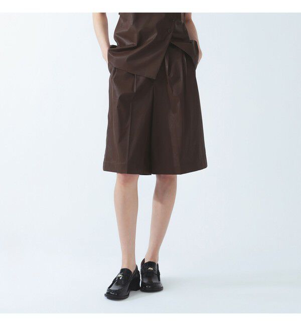 Ray BEAMS 「フェイクレザー バミューダ パンツ」|その他|