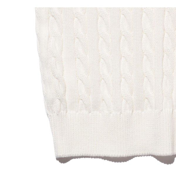 BEAMS PLUS「Knit Polo Cable」|ポロシャツ|