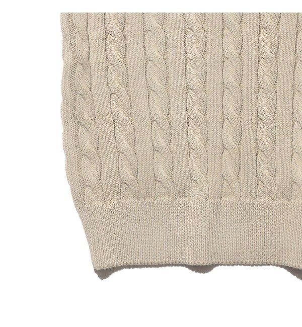 BEAMS PLUS「Knit Polo Cable」|ポロシャツ|