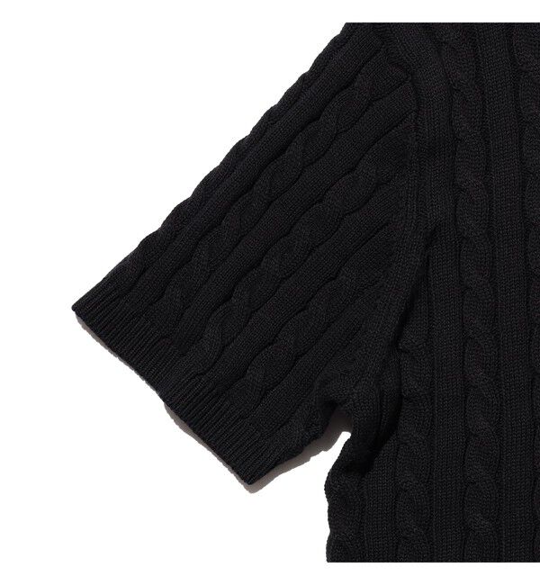 BEAMS PLUS「Knit Polo Cable」|ポロシャツ|