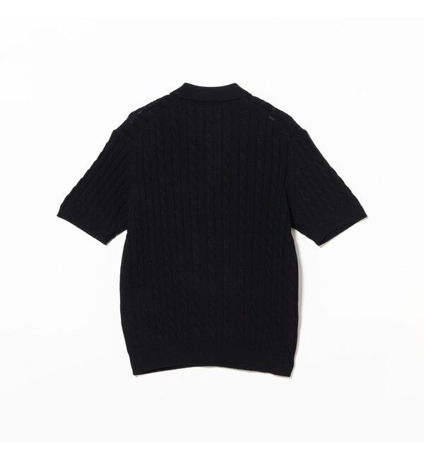 BEAMS PLUS「Knit Polo Cable」|ポロシャツ|