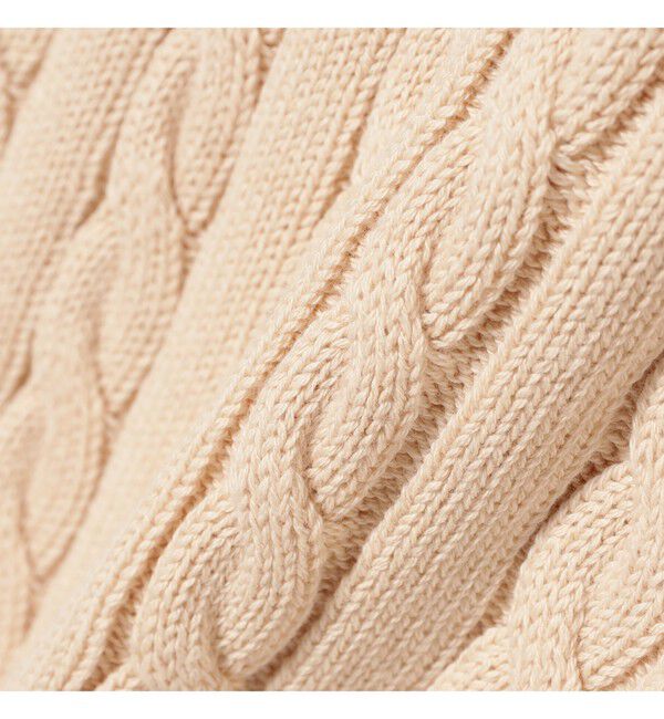 BEAMS PLUS「Knit Polo Cable」|ポロシャツ|