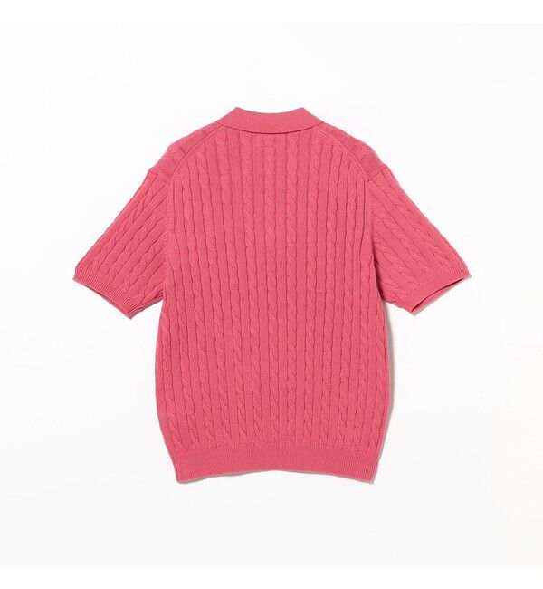 BEAMS PLUS「Knit Polo Cable」|ポロシャツ|