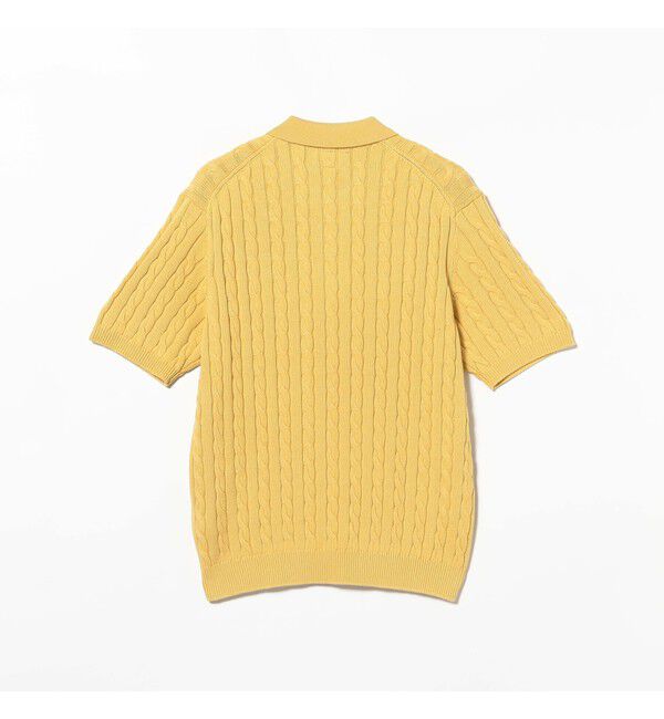 BEAMS PLUS「Knit Polo Cable」|ポロシャツ|