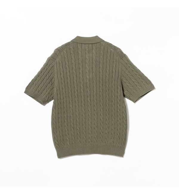 BEAMS PLUS「Knit Polo Cable」|ポロシャツ|