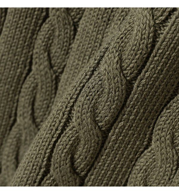 BEAMS PLUS「Knit Polo Cable」|ポロシャツ|