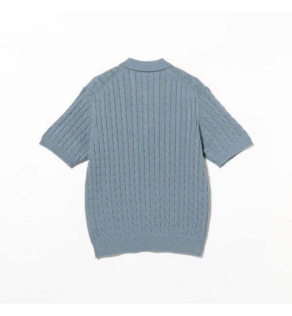 BEAMS PLUS「Knit Polo Cable」|ポロシャツ|
