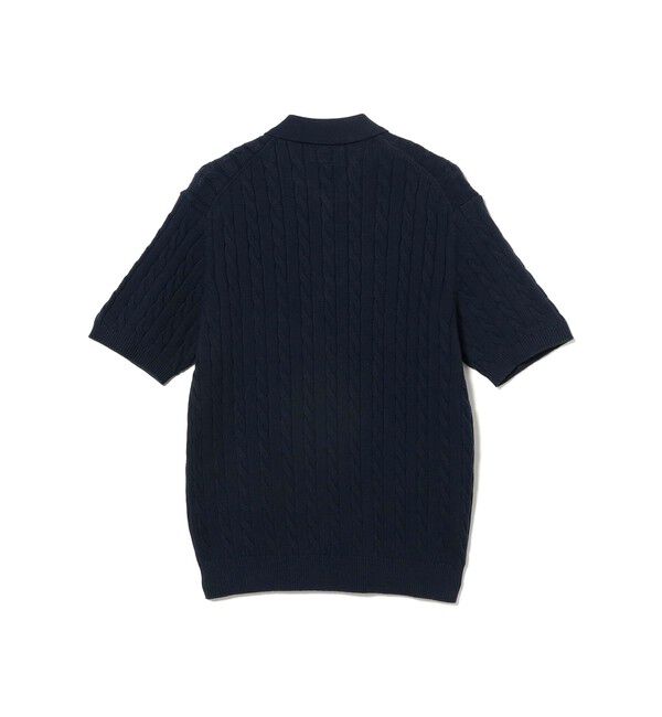 BEAMS PLUS「Knit Polo Cable」|ポロシャツ|