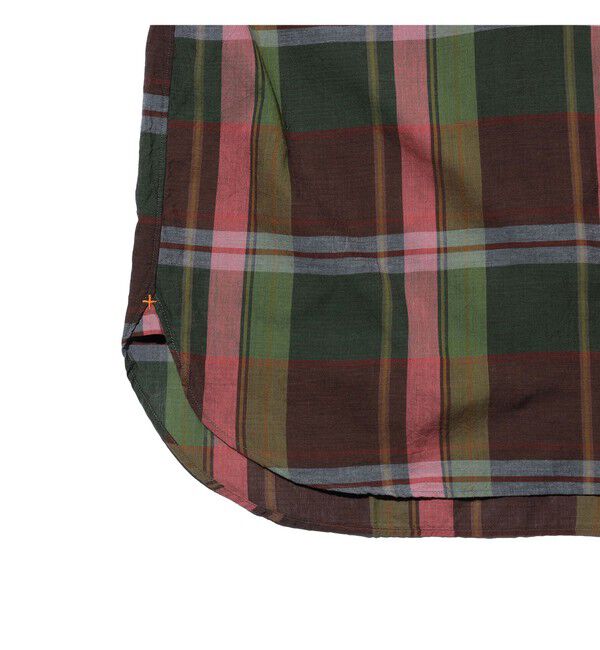 BEAMS PLUS「B.D. Pullover Classic-fit Madras」|シャツ・ブラウス|