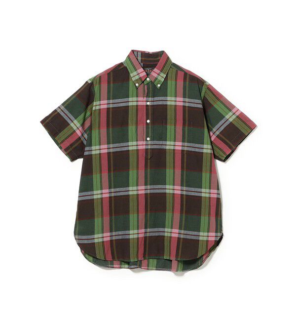 BEAMS PLUS「B.D. Pullover Classic-fit Madras」|シャツ・ブラウス|