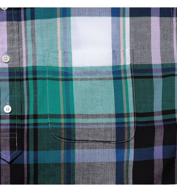BEAMS PLUS「B.D. Pullover Classic-fit Madras」|シャツ・ブラウス|