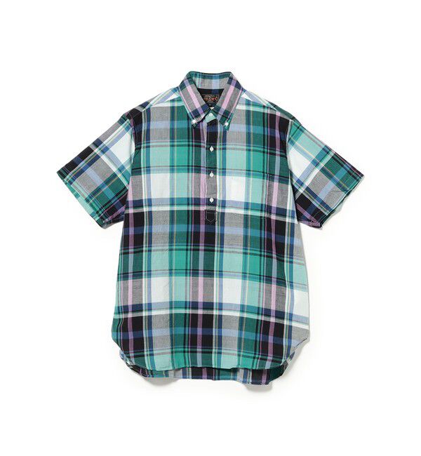 BEAMS PLUS「B.D. Pullover Classic-fit Madras」|シャツ・ブラウス|