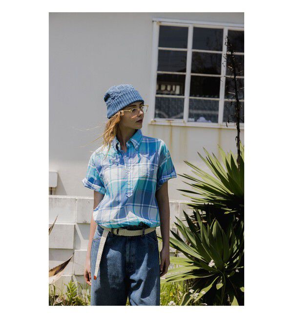 BEAMS PLUS「B.D. Pullover Classic-fit Madras」|シャツ・ブラウス|