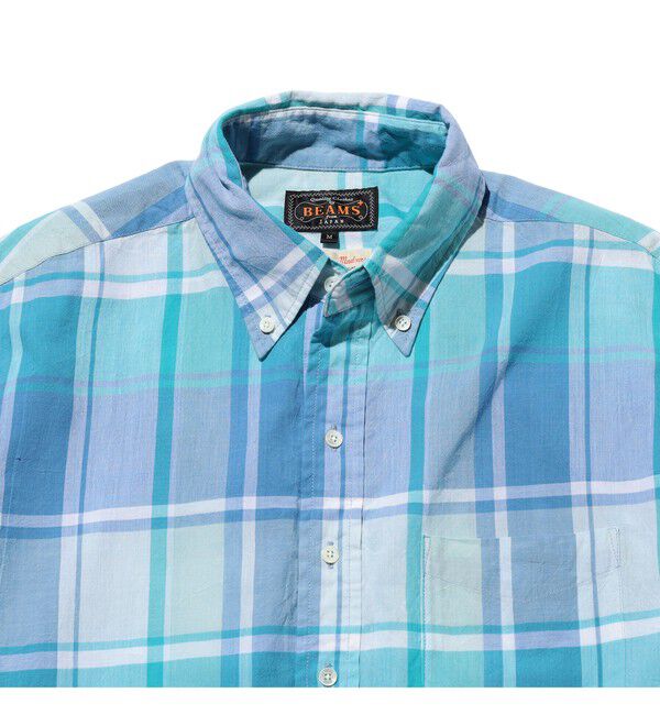 BEAMS PLUS「B.D. Pullover Classic-fit Madras」|シャツ・ブラウス|
