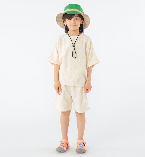 SHIPS KIDS「SHIPS KIDS:100～130cm / パイル ジャカード TEE」|Tシャツ・カットソー|
