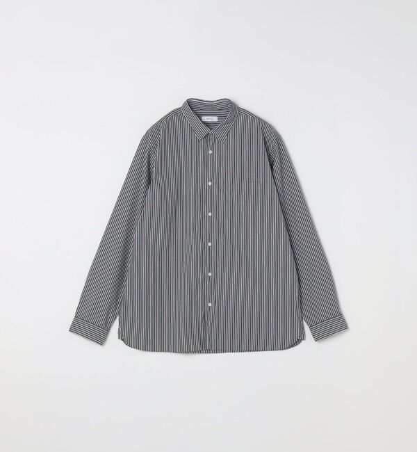 SHIPS any「SHIPS any: ストライプ / ソリッド リラックス レギュラーカラー シャツ 26AW◇」|シャツ・ブラウス|
