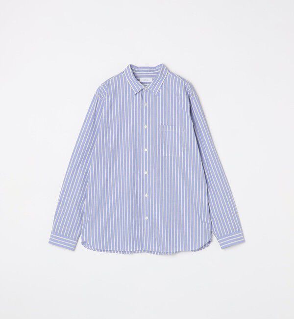 SHIPS any「SHIPS any: ストライプ / ソリッド リラックス レギュラーカラー シャツ 26AW◇」|シャツ・ブラウス|