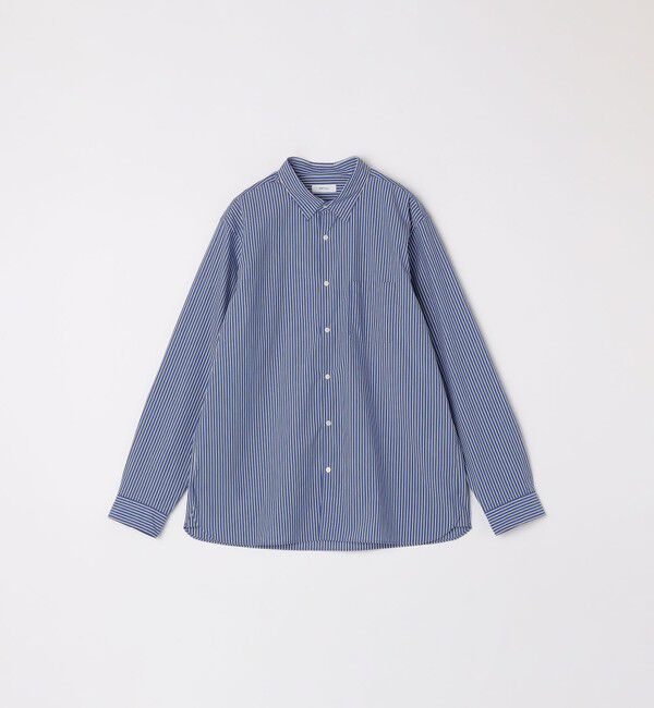 SHIPS any「SHIPS any: ストライプ / ソリッド リラックス レギュラーカラー シャツ 26AW◇」|シャツ・ブラウス|