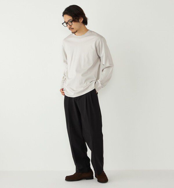 SHIPS Colors 「SHIPS Colors:シルケット コットン クルーネック ロンT」|Tシャツ・カットソー|