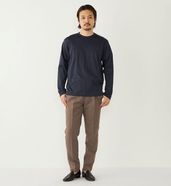 SHIPS Colors 「SHIPS Colors:シルケット コットン クルーネック ロンT」|Tシャツ・カットソー|