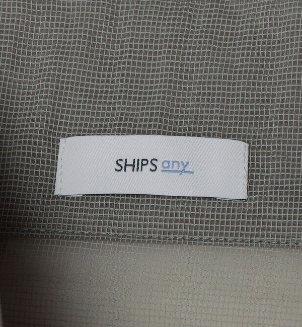 SHIPS any「SHIPS any:〈洗濯機可能〉シアー メッシュ ハーフジップ トラック ブルゾン◇」|ブルゾン・スタジャン|