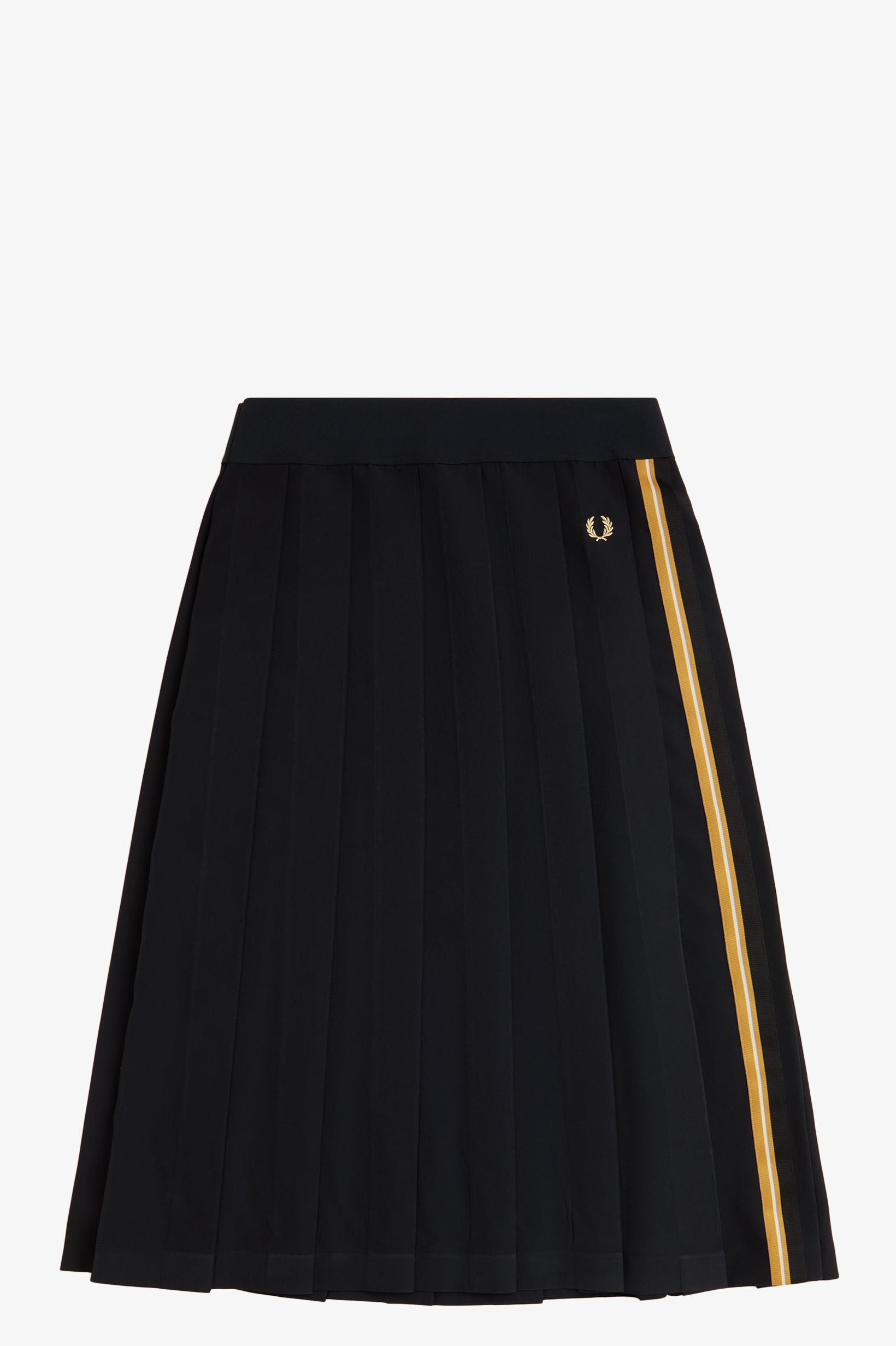 FRED PERRY 「Tape Detail Pleated Midi Skirt／テープディテールプリーツミディスカート」|スカート|